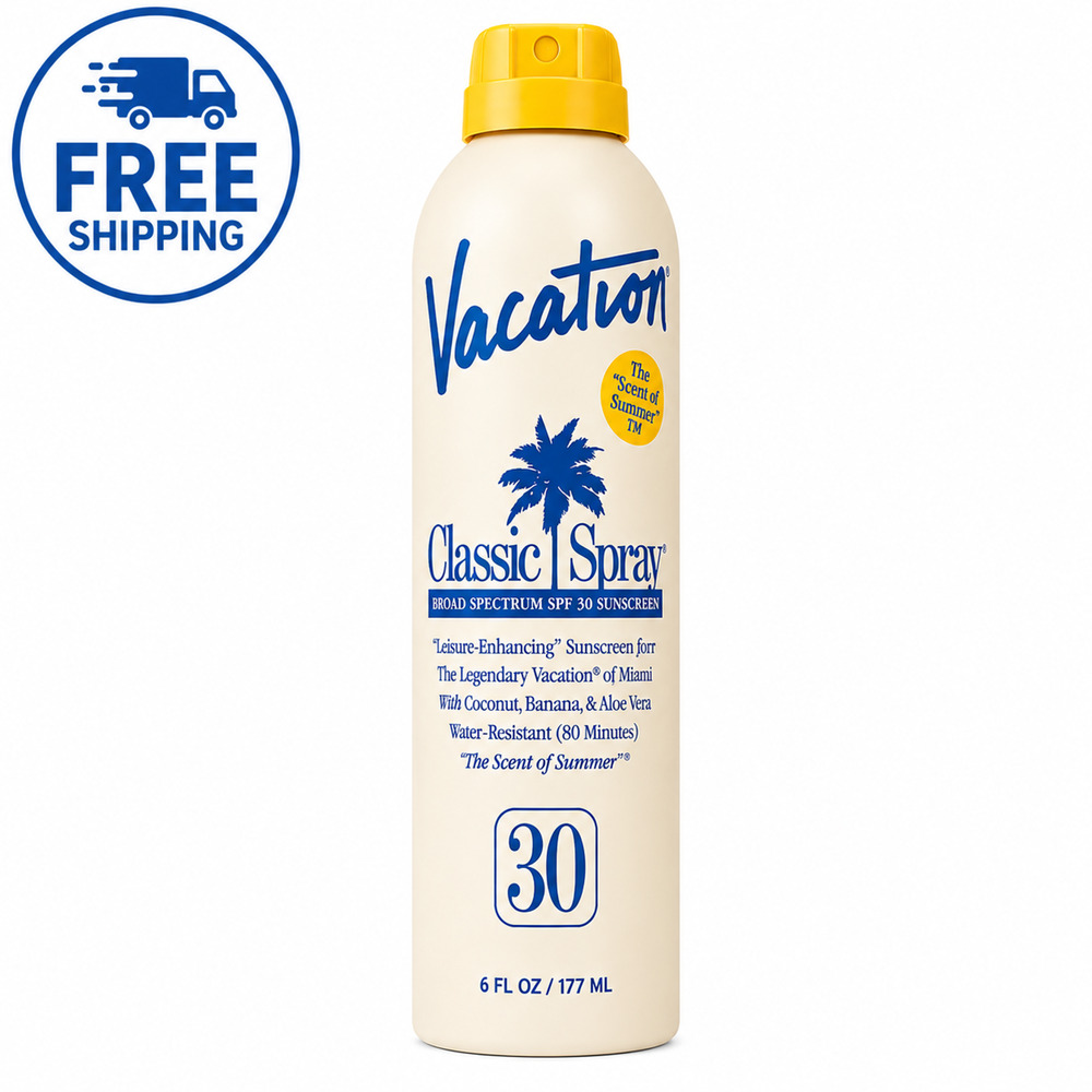 Vacation Classic Spray SPF 30 Sunscreen 6 oz Coconut Banana Aloe Vera